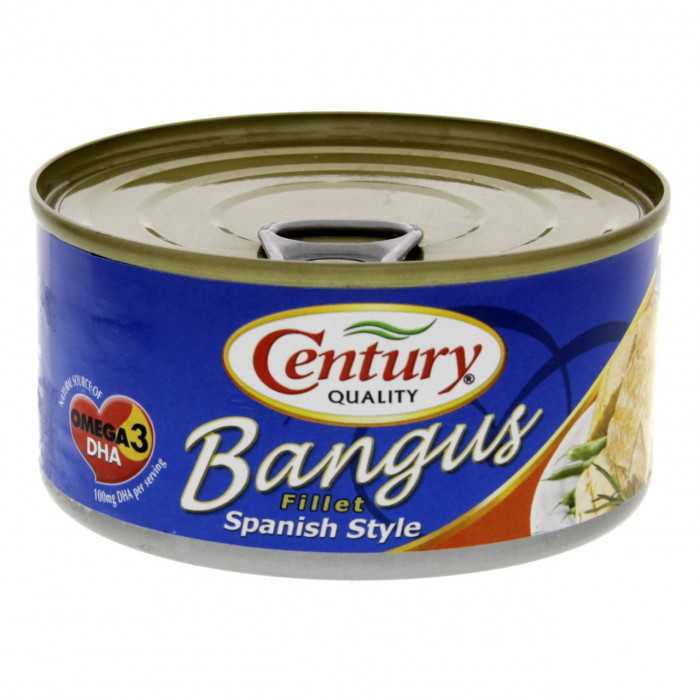 Century Milkfish Bangus Fillet Spanish Style 184g